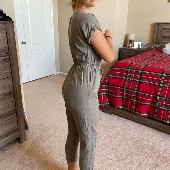 Green Jumpsuit - Picture 2 of 4